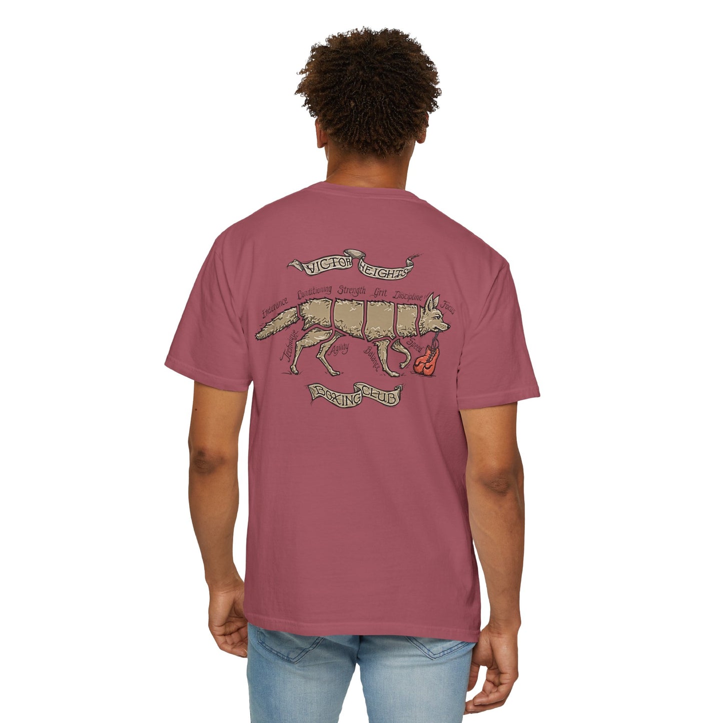 Victor Heights Boxing Club T-Shirt - Unisex Garment-Dyed Tee