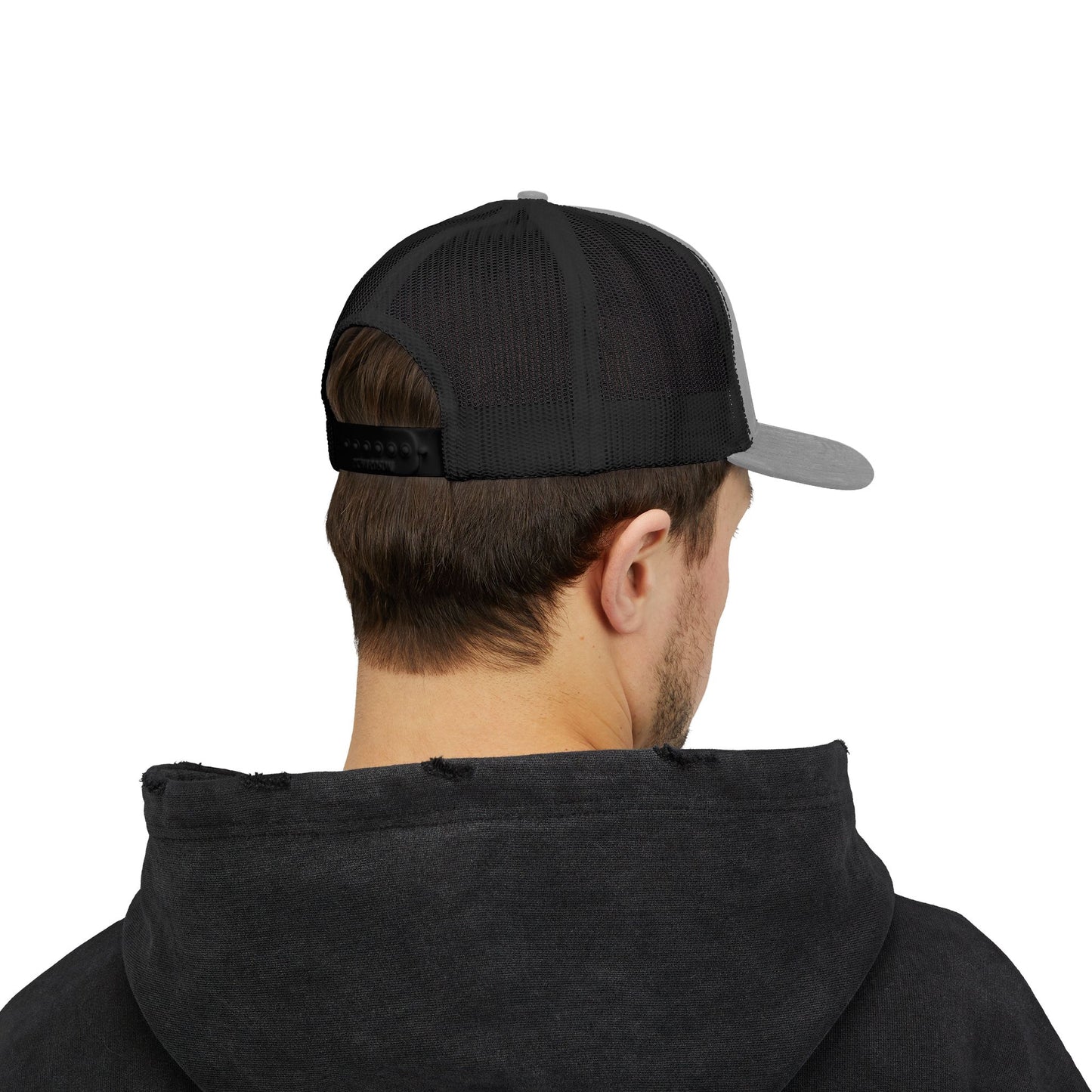 Garage Gym Snapback Trucker Hat - Rugged, Breathable Cap for Hardcore Home Workouts