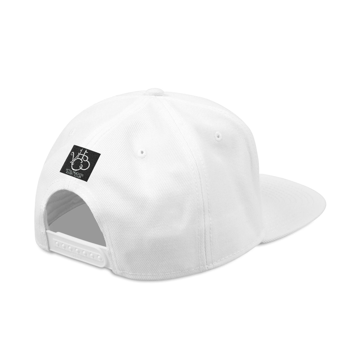 Embroidered Poker Hand Snapback Hat — Red Heart Ace Design