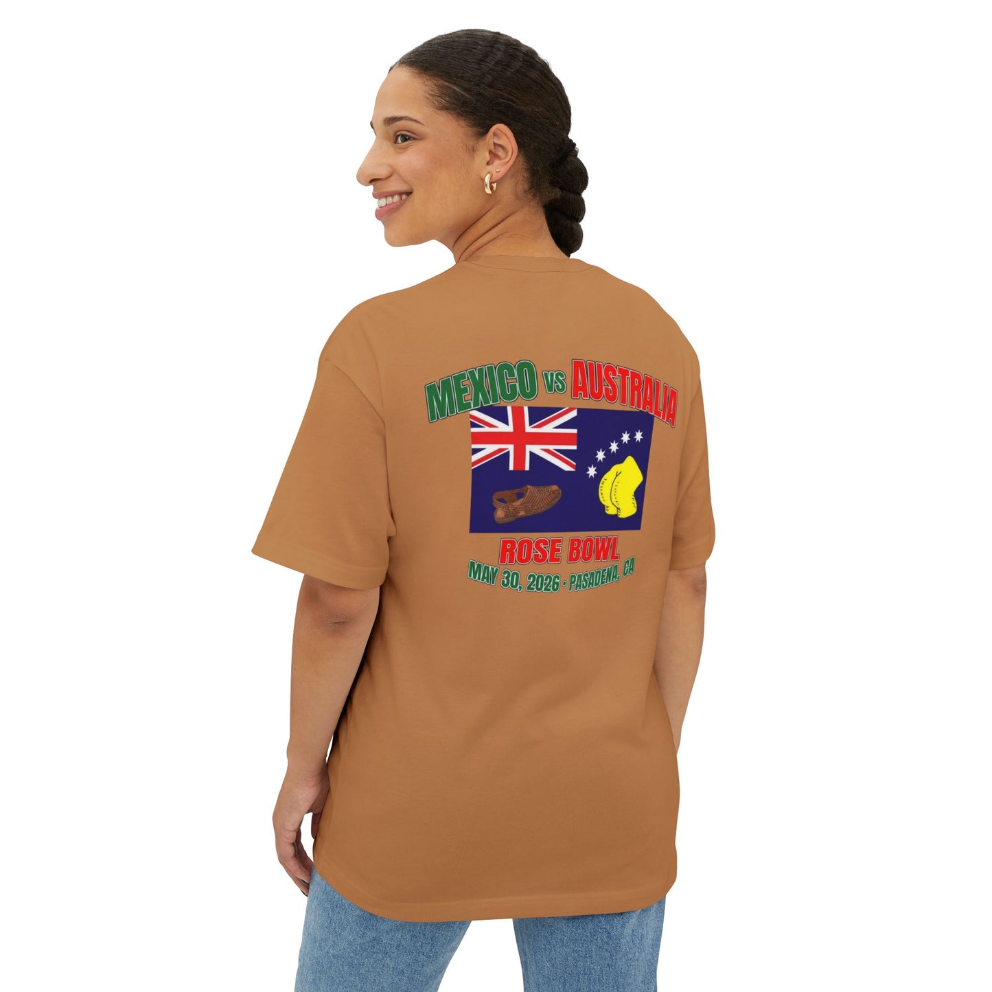 Rose Bowl Soccer Tee — Mexico vs Australia Match Shirt (May 30, 2026)