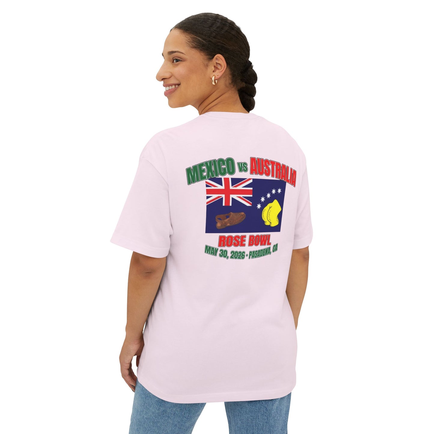 Rose Bowl Soccer Tee — Mexico vs Australia Match Shirt (May 30, 2026)