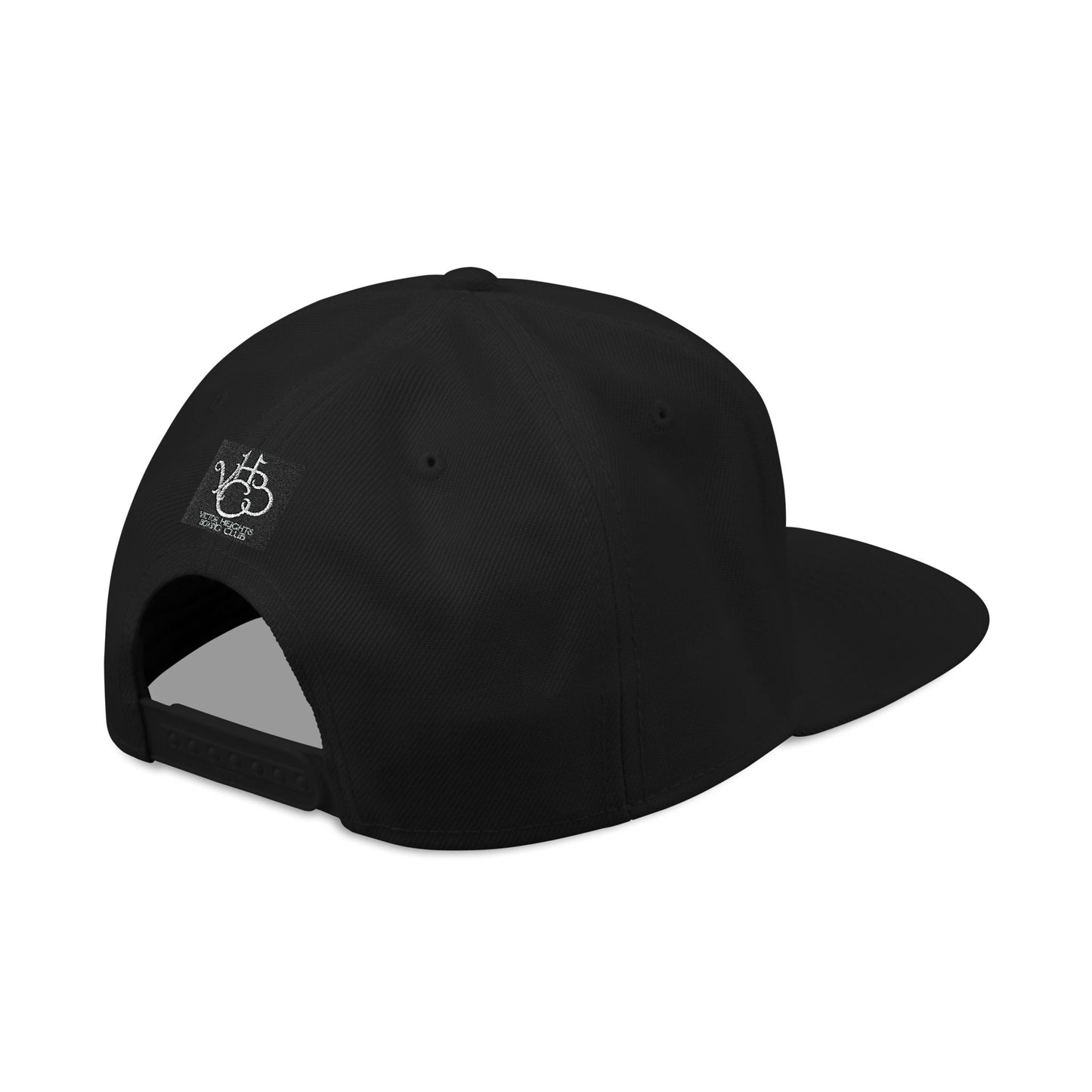 Embroidered Poker Hand Snapback Hat — Red Heart Ace Design