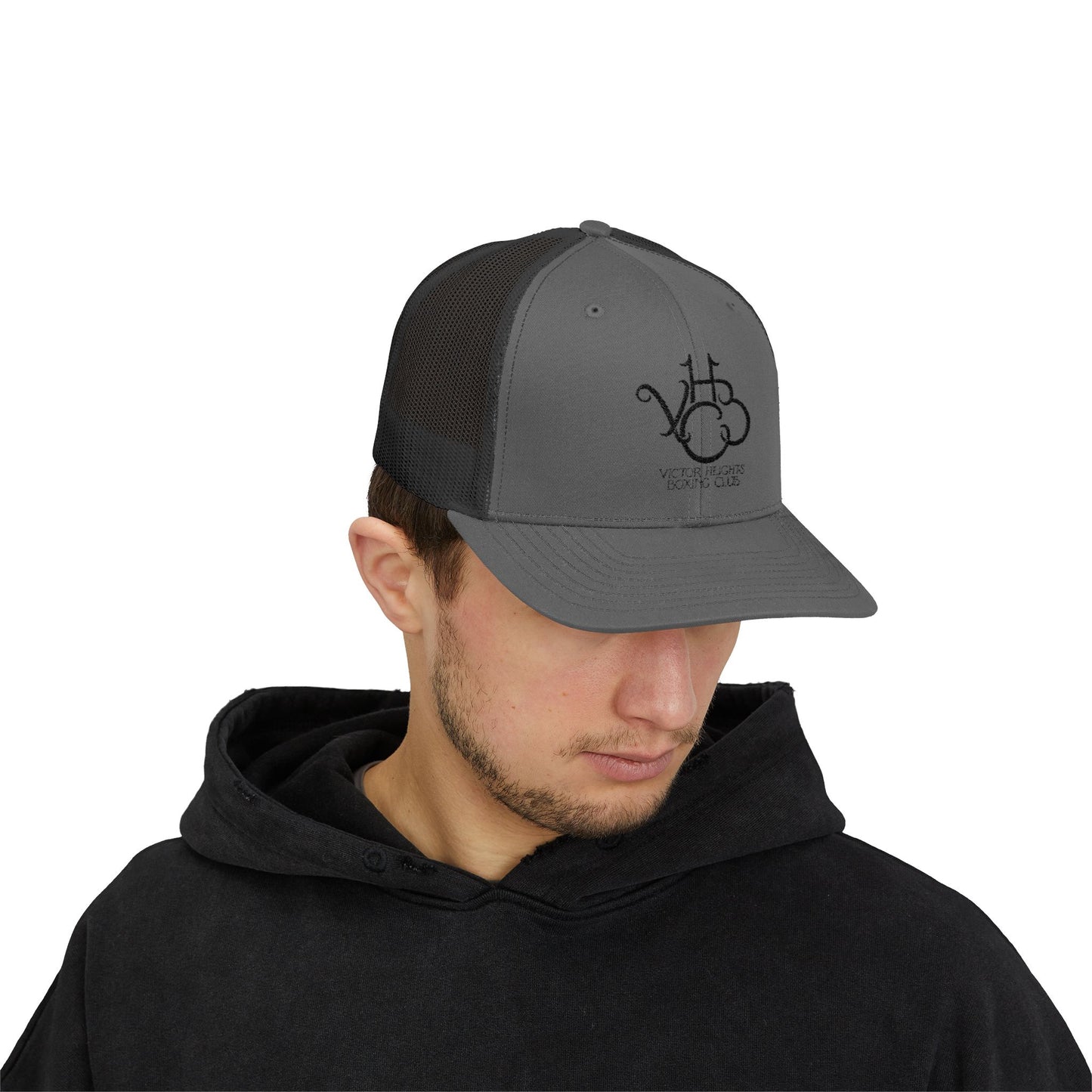 Garage Gym Snapback Trucker Hat - Rugged, Breathable Cap for Hardcore Home Workouts