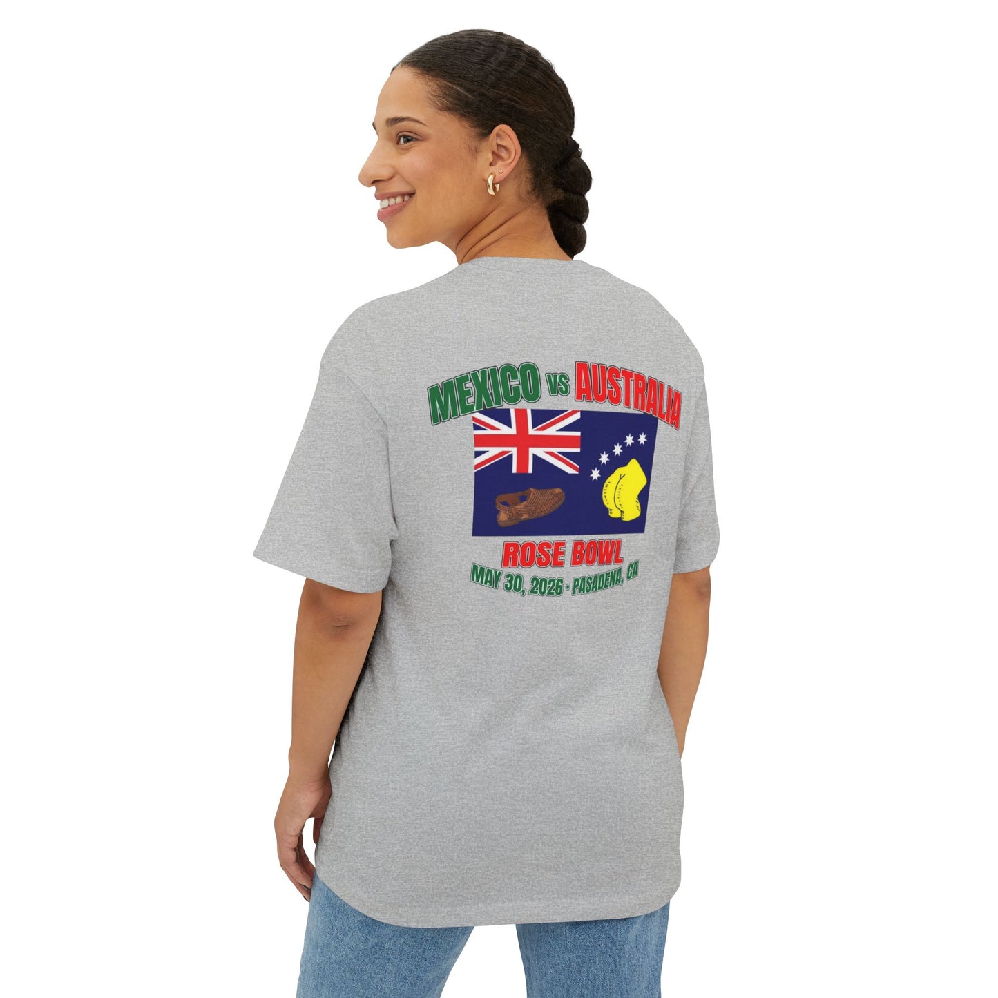 Rose Bowl Soccer Tee — Mexico vs Australia Match Shirt (May 30, 2026)