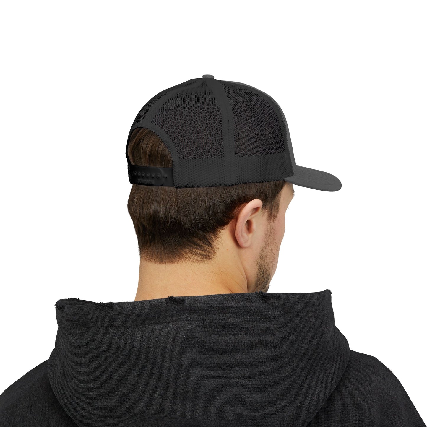 Garage Gym Snapback Trucker Hat - Rugged, Breathable Cap for Hardcore Home Workouts