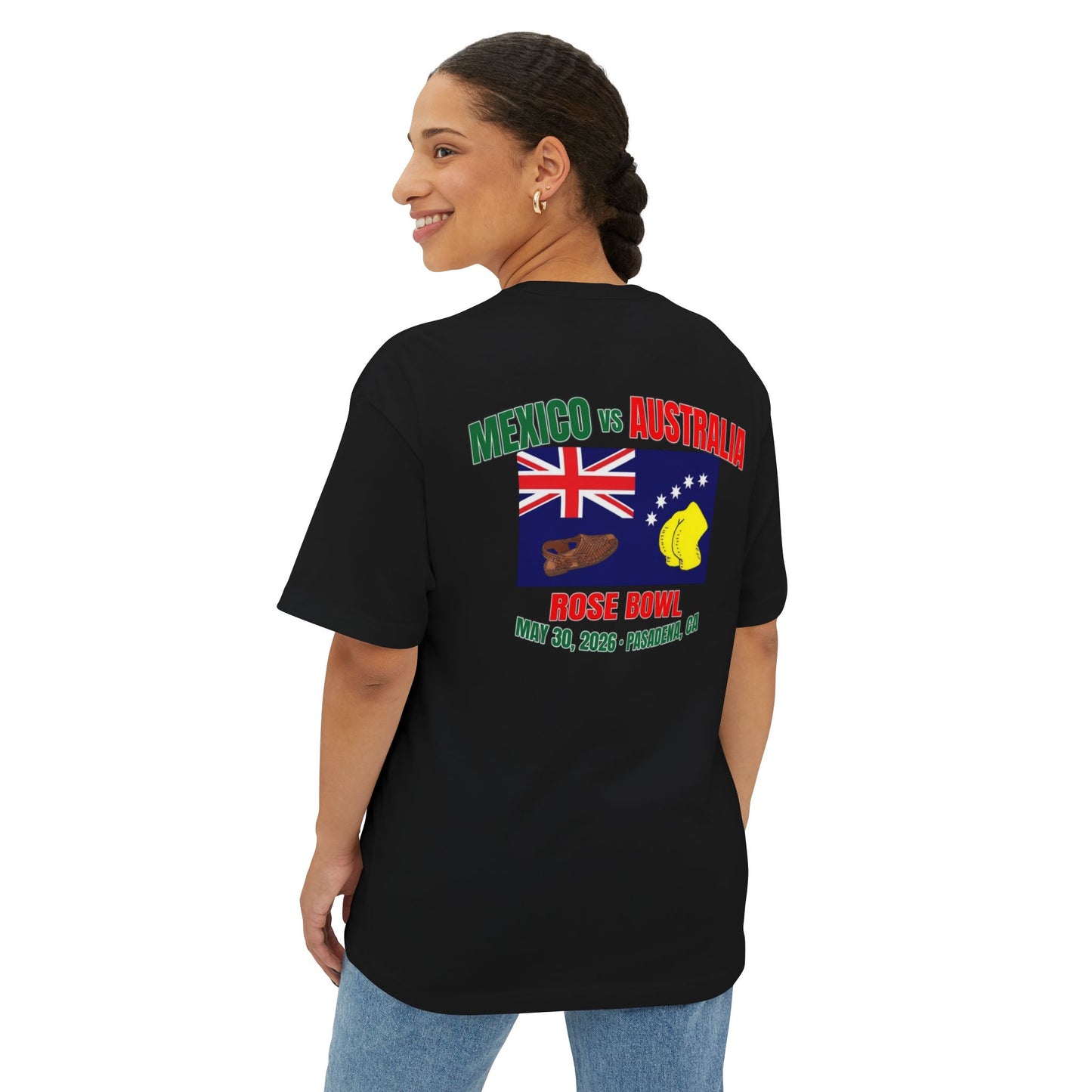 Rose Bowl Soccer Tee — Mexico vs Australia Match Shirt (May 30, 2026)