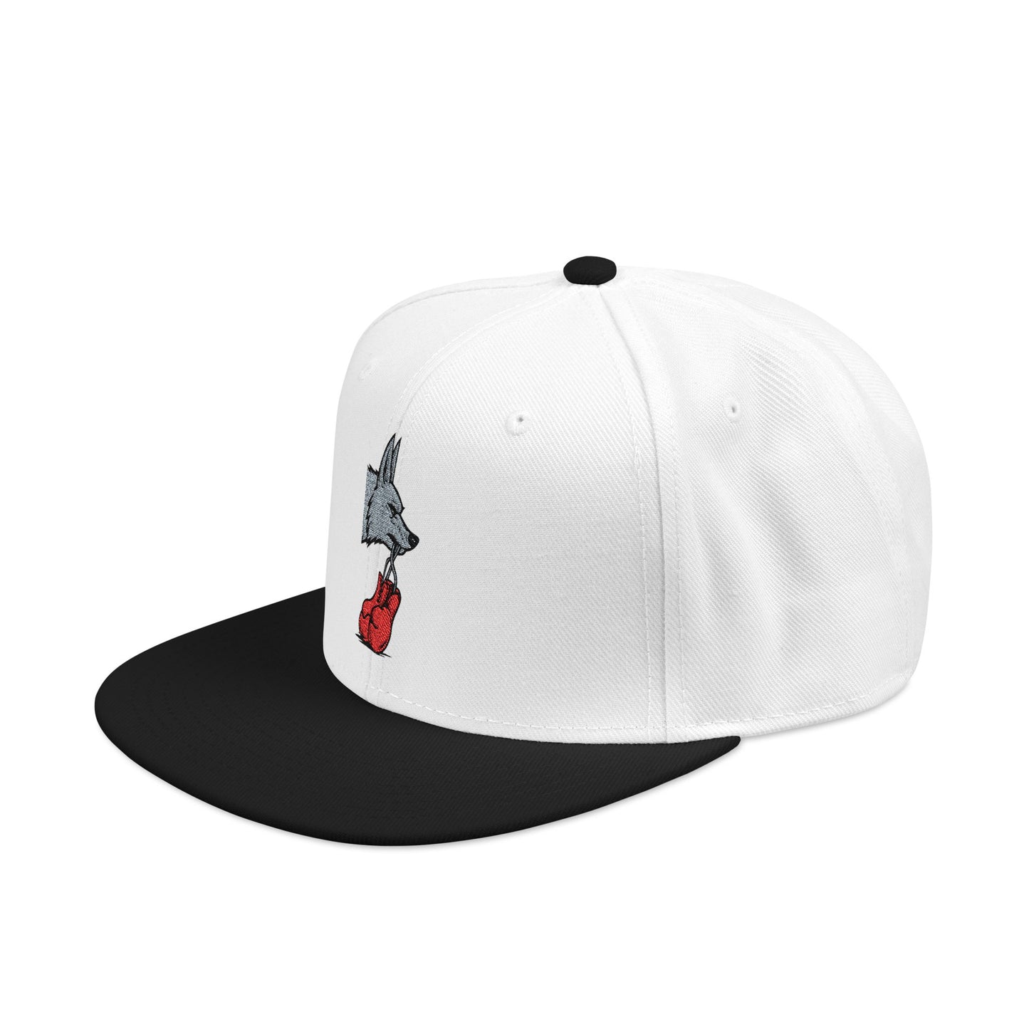 Embroidered Poker Hand Snapback Hat — Red Heart Ace Design