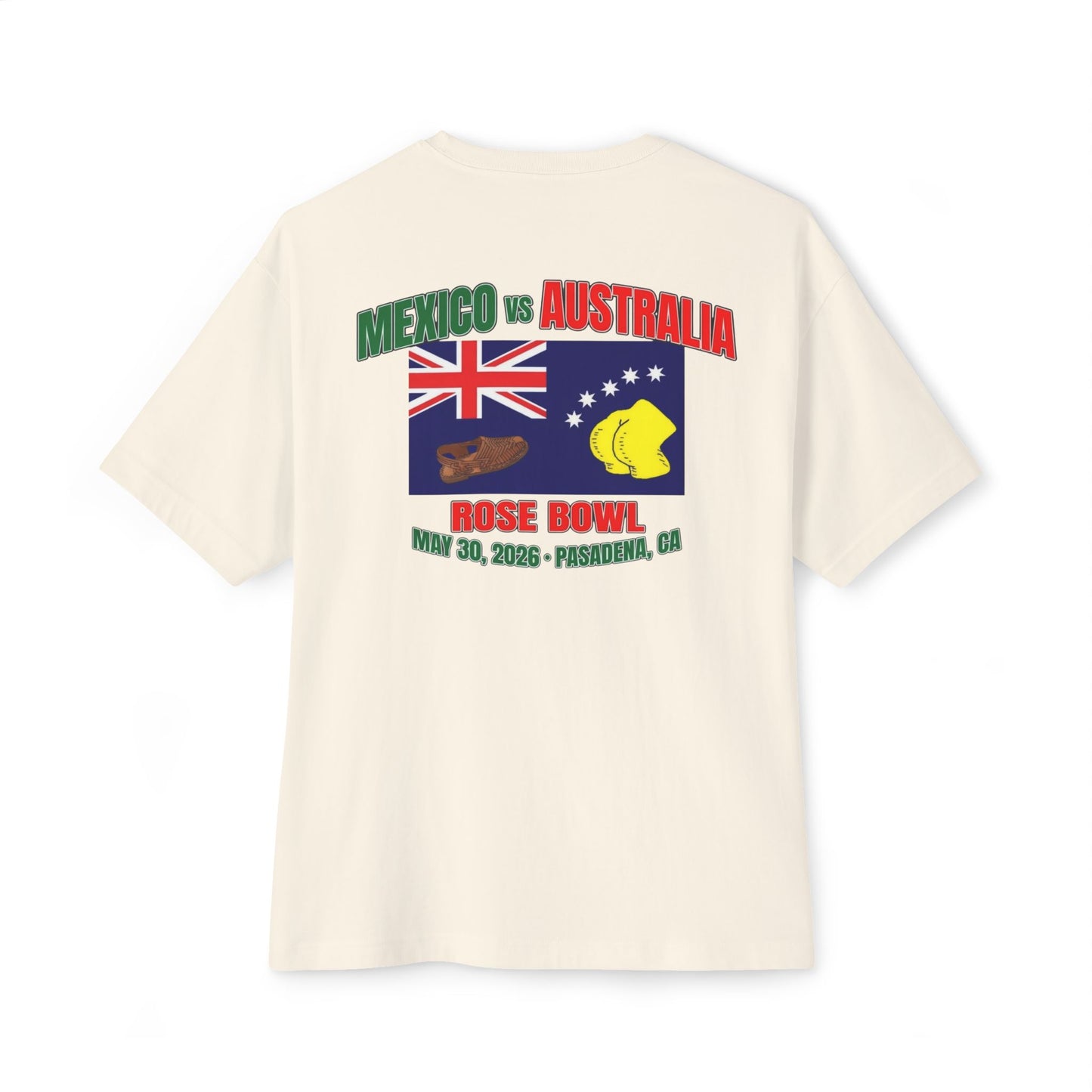 Rose Bowl Soccer Tee — Mexico vs Australia Match Shirt (May 30, 2026)