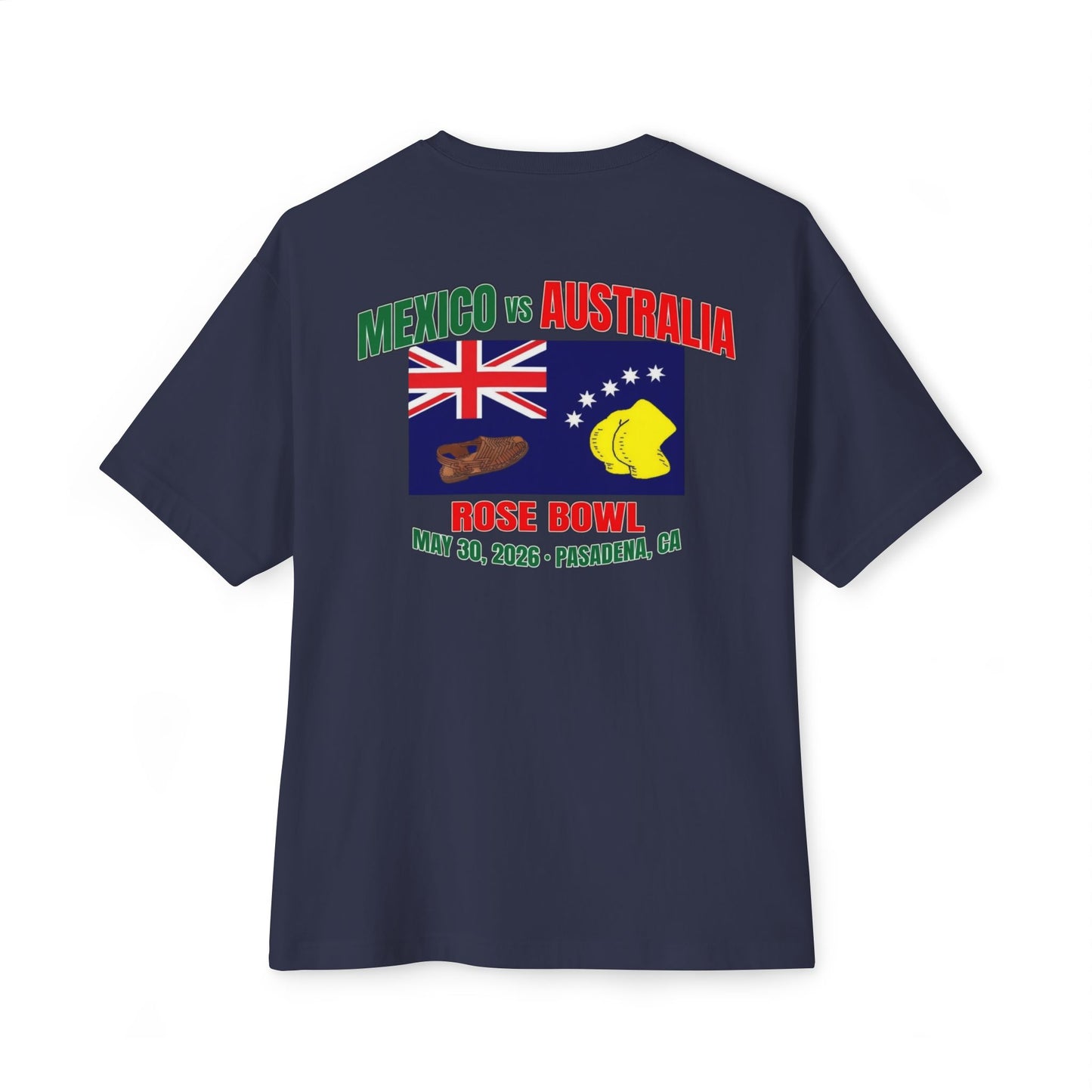 Rose Bowl Soccer Tee — Mexico vs Australia Match Shirt (May 30, 2026)